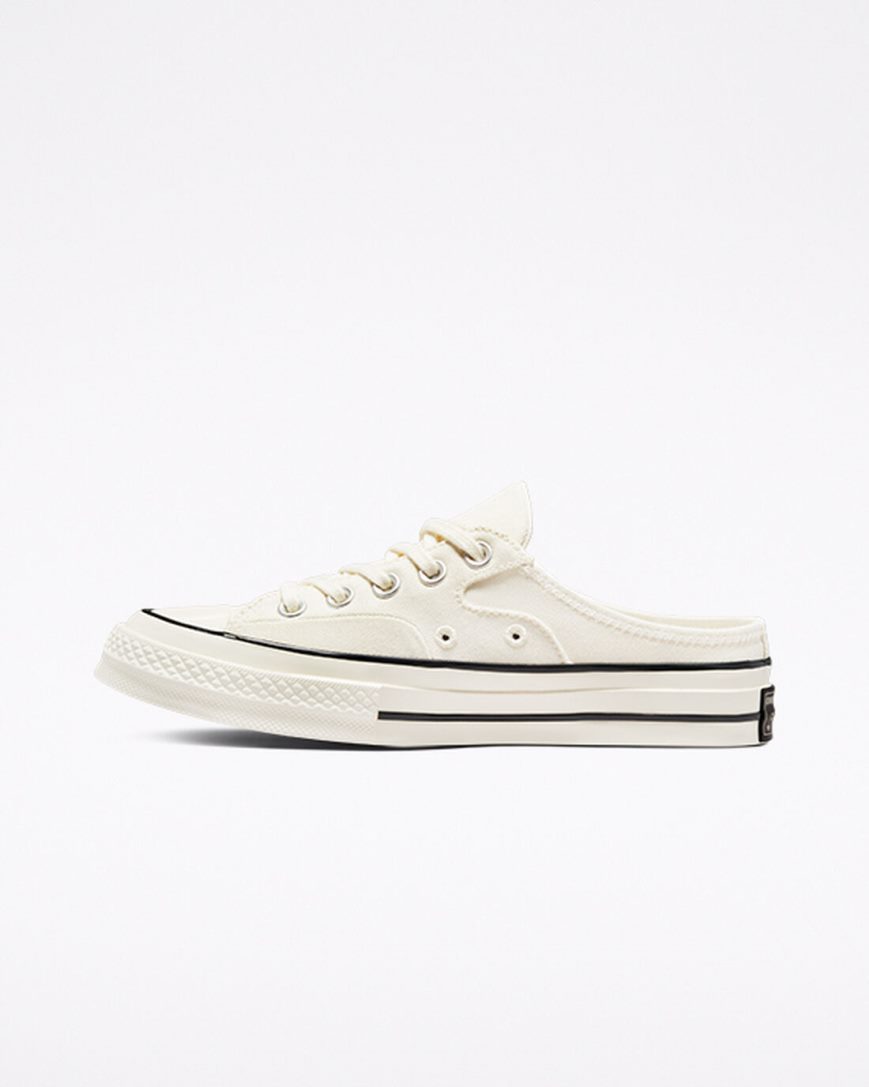 Women's Converse Chuck 70 Mule Low Top Shoes Beige / Black | AU 961C8G